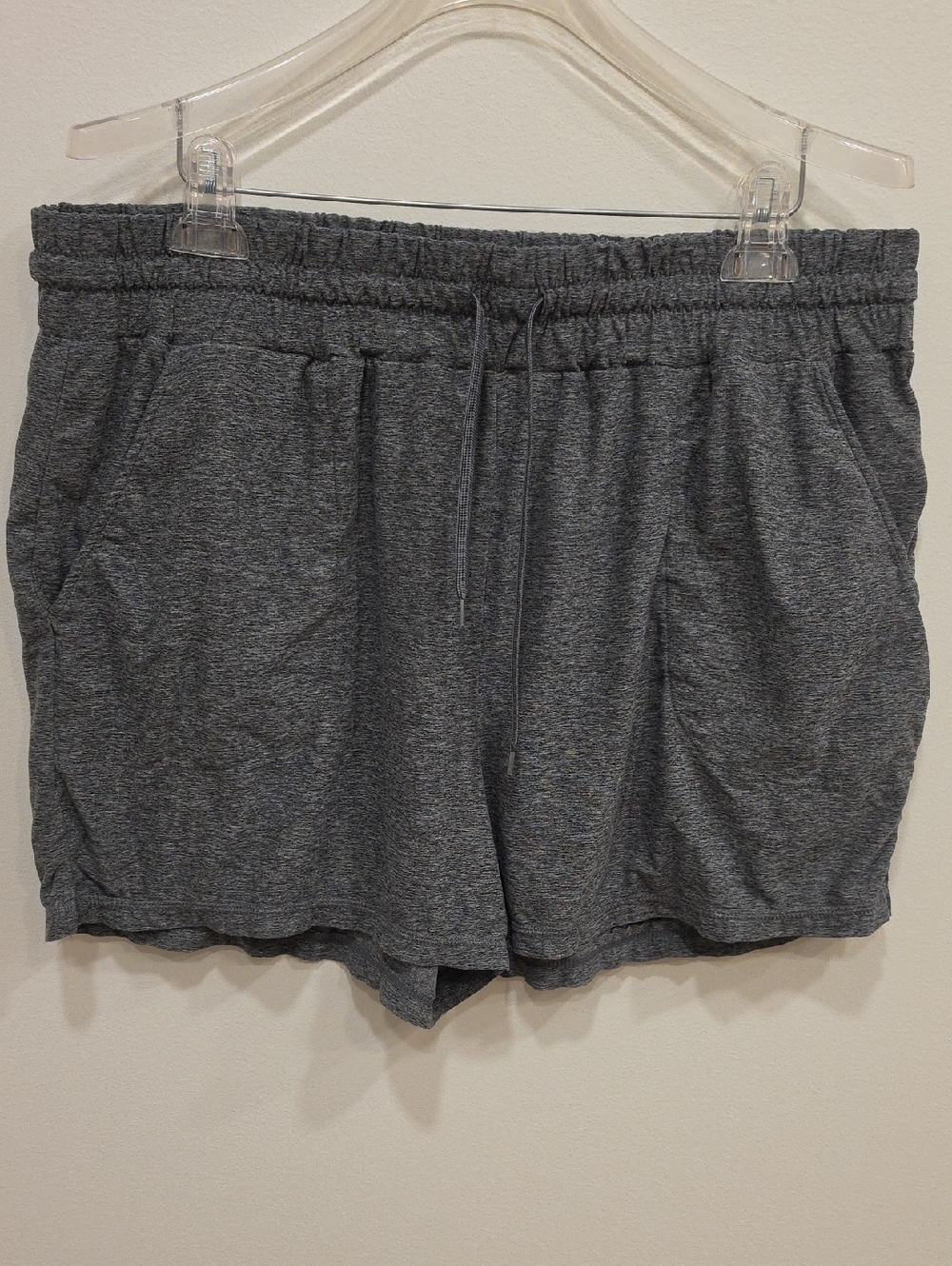 Athletic Works Gray Heather Lounge Shorts